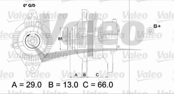 Valeo 437157 - Ģenerators adetalas.lv