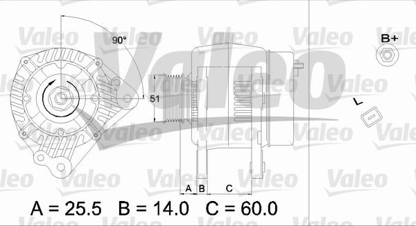 Valeo 437169 - Ģenerators adetalas.lv