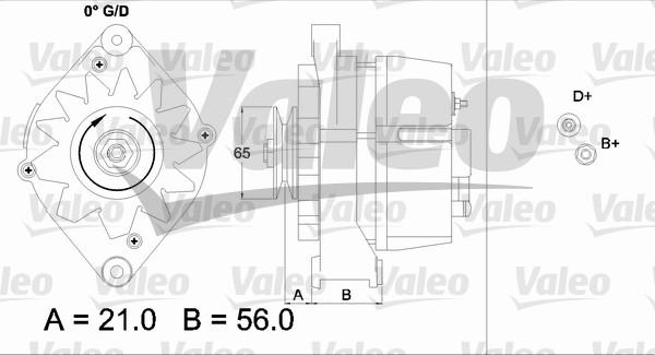 Valeo 437110 - Ģenerators adetalas.lv