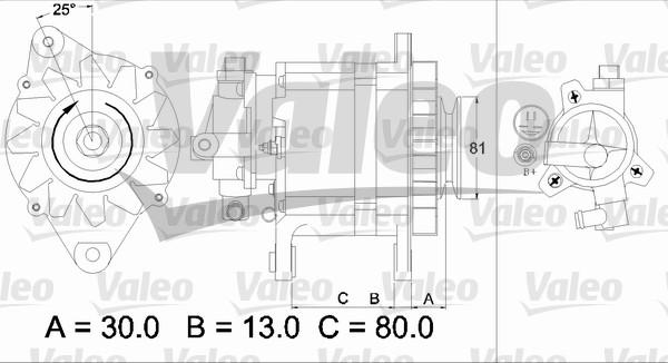 Valeo 437135 - Ģenerators adetalas.lv