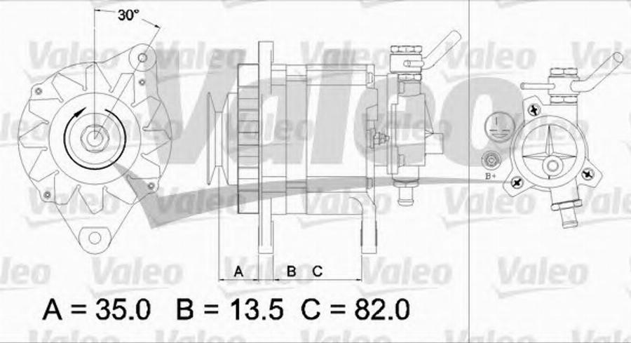 Valeo 437 130 - Ģenerators adetalas.lv