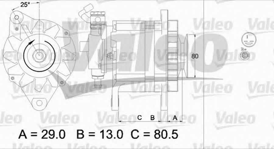 Valeo 437131 - Ģenerators adetalas.lv