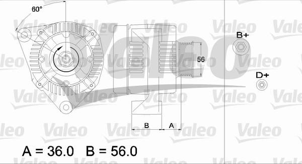 Valeo 437126 - Ģenerators adetalas.lv