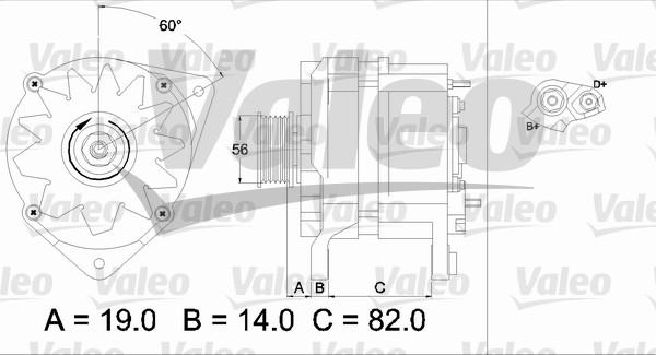 Valeo 437123 - Ģenerators adetalas.lv