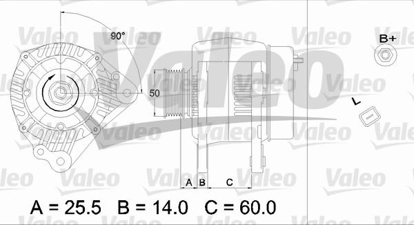 Valeo 437170 - Ģenerators adetalas.lv