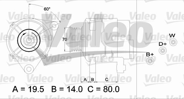 Valeo 437391 - Ģenerators adetalas.lv