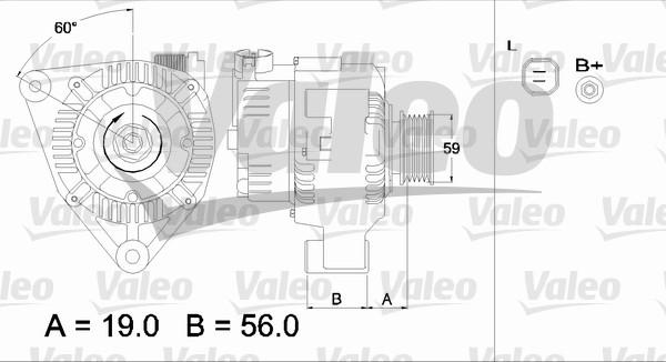 Valeo 437345 - Ģenerators adetalas.lv