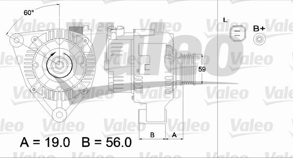 Valeo 437342 - Ģenerators adetalas.lv