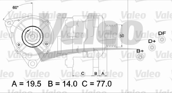 Valeo 437389 - Ģenerators adetalas.lv