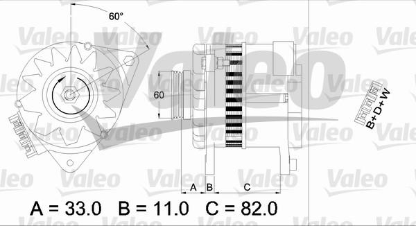 Valeo 437378 - Ģenerators adetalas.lv