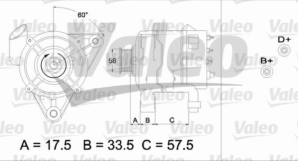 Valeo 437215 - Ģenerators adetalas.lv