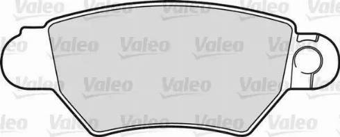 Valeo 598455 - Bremžu uzliku kompl., Disku bremzes adetalas.lv