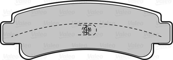 Valeo 598826 - Bremžu uzliku kompl., Disku bremzes adetalas.lv