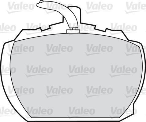 Valeo 598391 - Bremžu uzliku kompl., Disku bremzes adetalas.lv