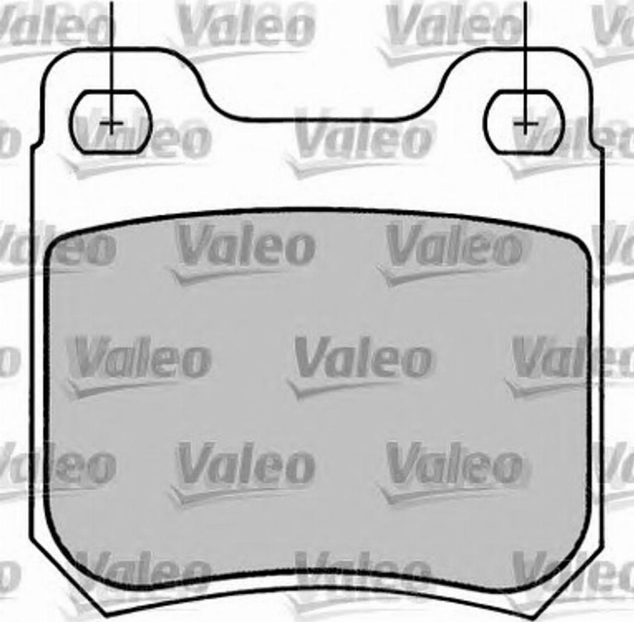 Valeo 597109 - Bremžu uzliku kompl., Disku bremzes adetalas.lv