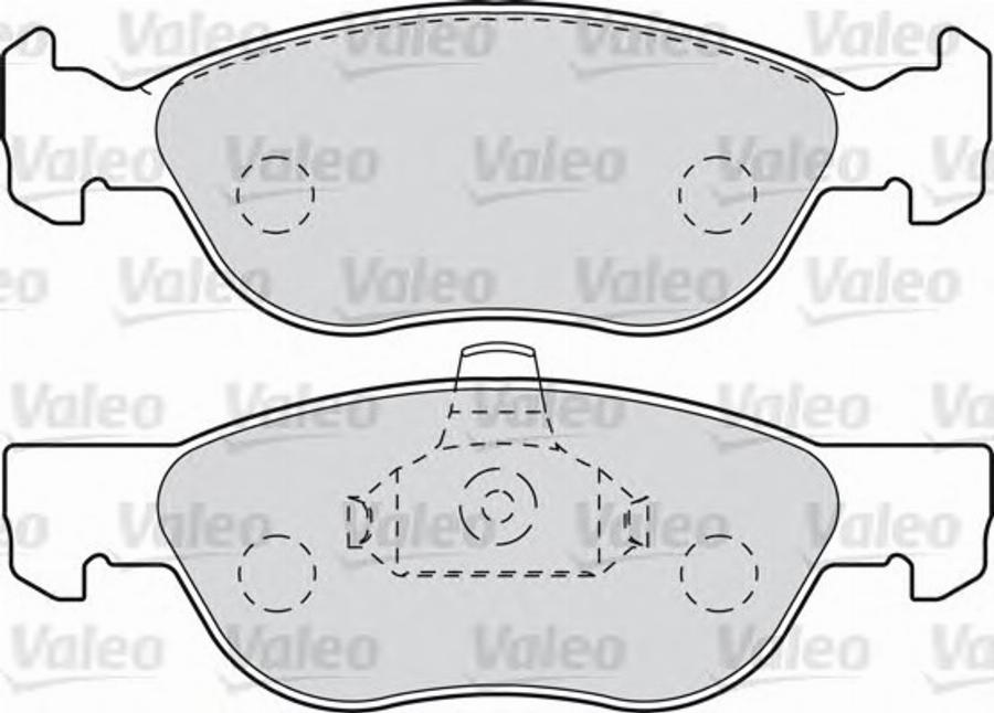 Valeo 540977 - Bremžu uzliku kompl., Disku bremzes adetalas.lv