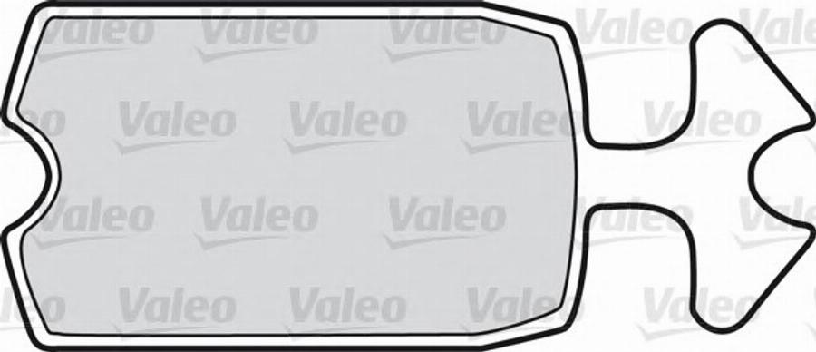 Valeo 540419 - Bremžu uzliku kompl., Disku bremzes adetalas.lv