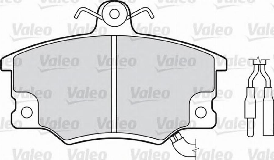 Valeo 540 483 - Bremžu uzliku kompl., Disku bremzes adetalas.lv