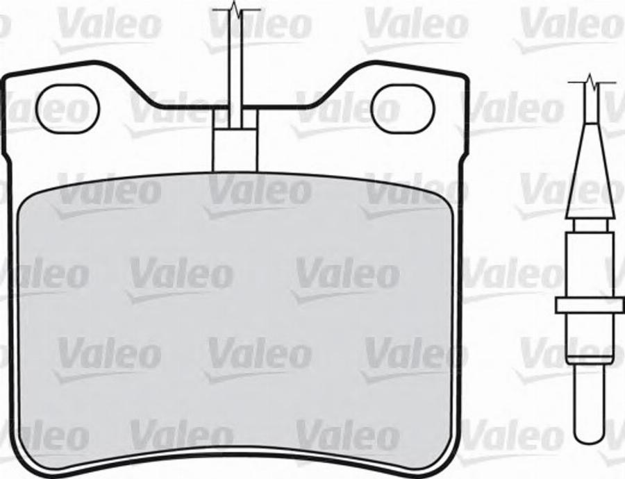 Valeo 540 429 - Bremžu uzliku kompl., Disku bremzes adetalas.lv