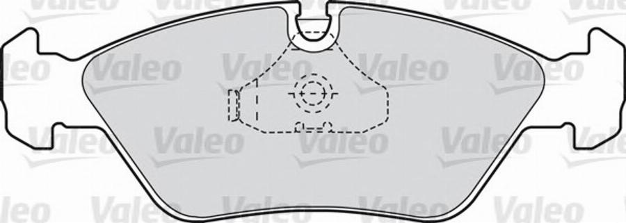 Valeo 540424 - Bremžu uzliku kompl., Disku bremzes adetalas.lv