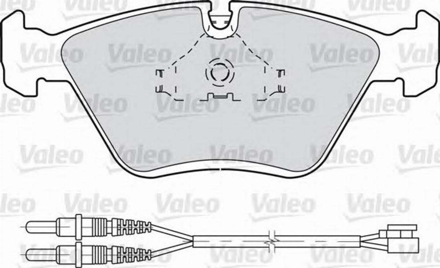 Valeo 540 565 - Bremžu uzliku kompl., Disku bremzes adetalas.lv