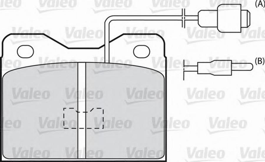 Valeo 540038 - Bremžu uzliku kompl., Disku bremzes adetalas.lv