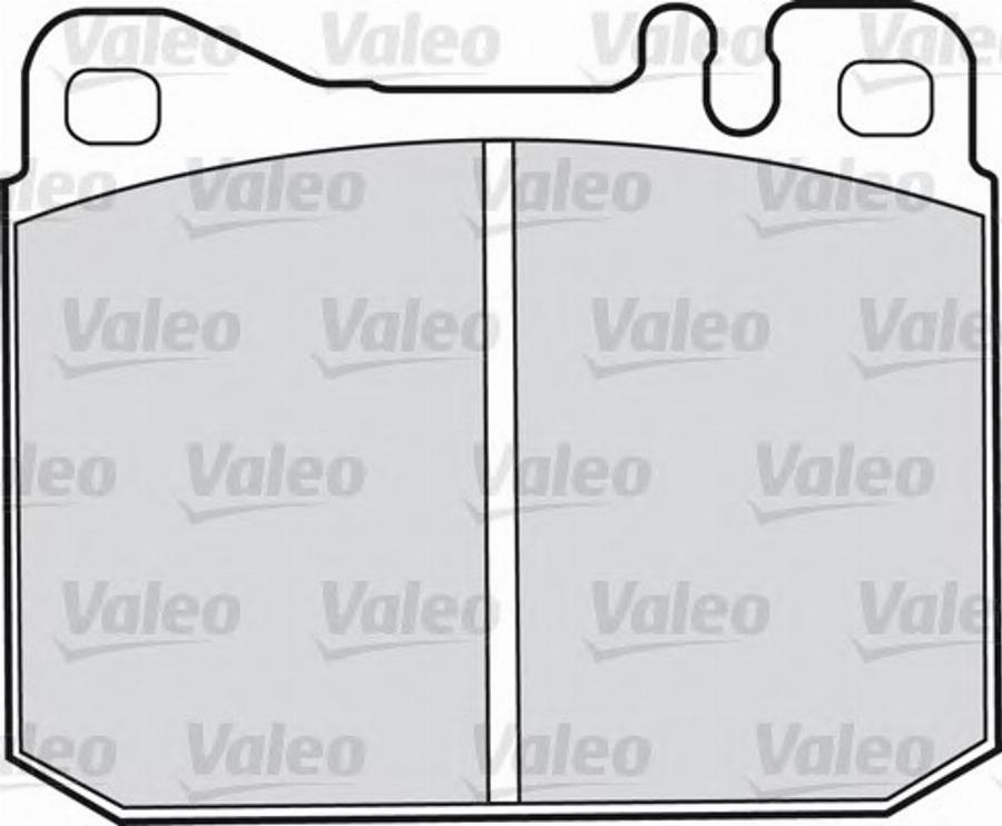 Valeo 540 162 - Bremžu uzliku kompl., Disku bremzes adetalas.lv