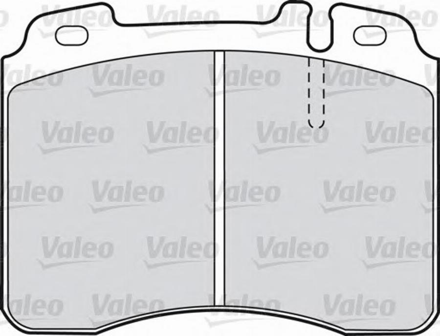 Valeo 540801 - Bremžu uzliku kompl., Disku bremzes adetalas.lv