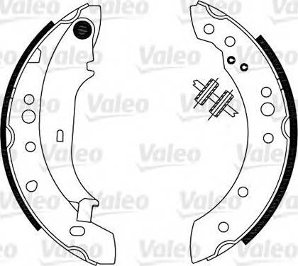 Valeo 554902 - Bremžu loku komplekts adetalas.lv