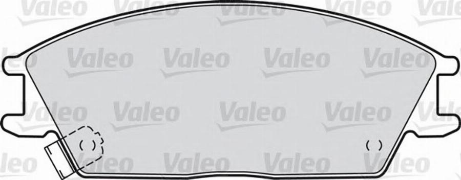 Valeo 551689 - Bremžu uzliku kompl., Disku bremzes adetalas.lv