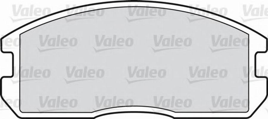 Valeo 551705 - Bremžu uzliku kompl., Disku bremzes adetalas.lv