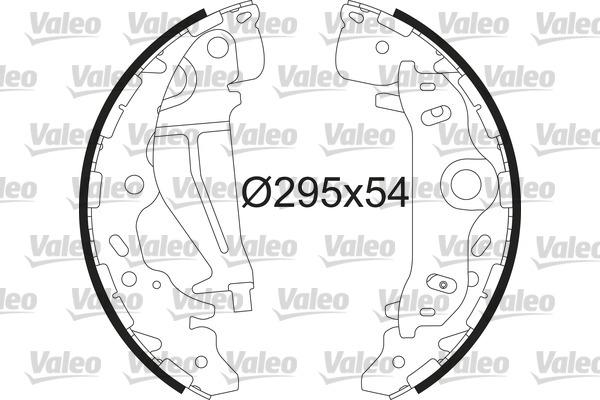 Valeo 564227 - Bremžu loku komplekts adetalas.lv