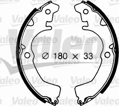 Valeo 562682 - Bremžu loku komplekts adetalas.lv