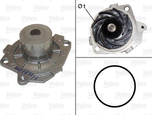 Valeo 506590 - Ūdenssūknis adetalas.lv