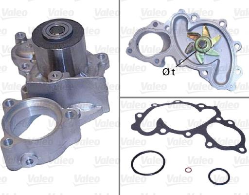 Valeo 506543 - Ūdenssūknis adetalas.lv