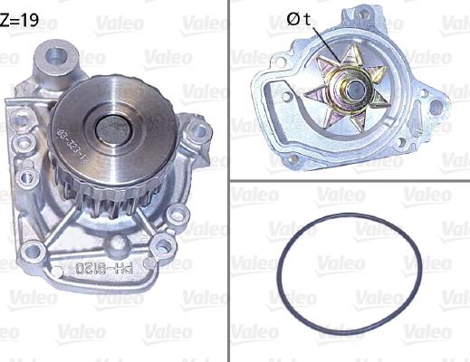 Valeo 506811 - Ūdenssūknis adetalas.lv