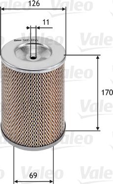 Valeo 585655 - Gaisa filtrs adetalas.lv