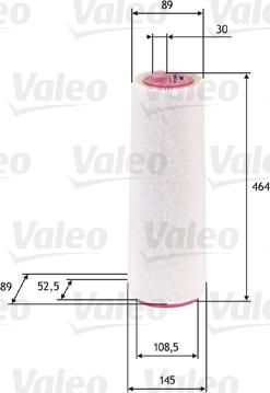 Valeo 585625 - Gaisa filtrs adetalas.lv