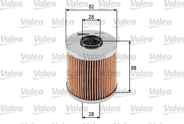 Valeo 586543 - Eļļas filtrs adetalas.lv