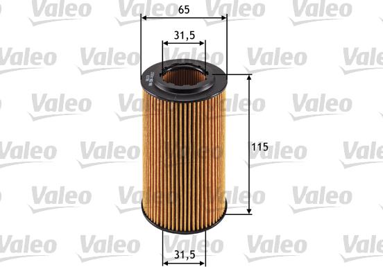 Valeo 586556 - Eļļas filtrs adetalas.lv