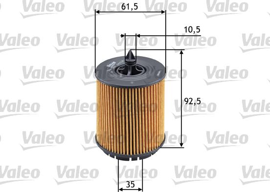 Valeo 586563 - Eļļas filtrs adetalas.lv