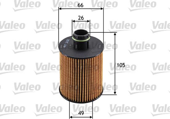 Valeo 586562 - Eļļas filtrs adetalas.lv