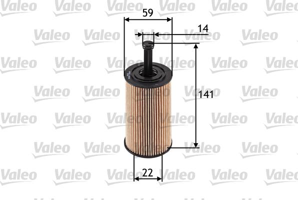 Valeo 586509 - Eļļas filtrs adetalas.lv