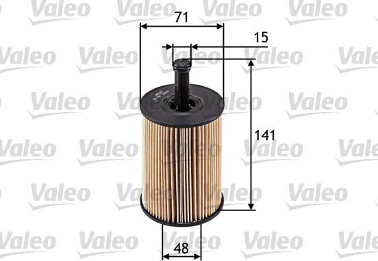 Valeo 586506 - Eļļas filtrs adetalas.lv