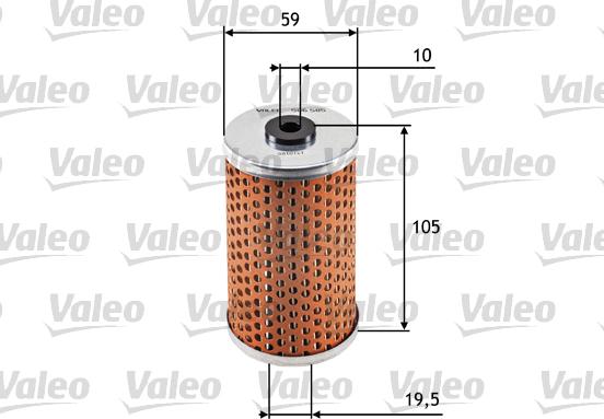 Valeo 586585 - Eļļas filtrs adetalas.lv