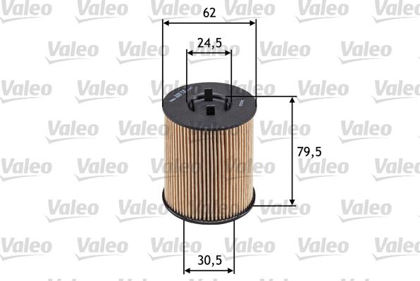 Valeo 586539 - Eļļas filtrs adetalas.lv