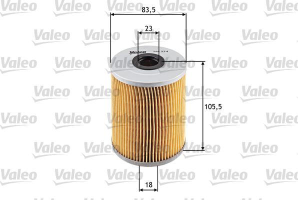 Valeo 586574 - Eļļas filtrs adetalas.lv