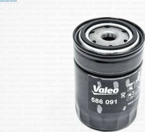 Valeo 586091 - Eļļas filtrs adetalas.lv