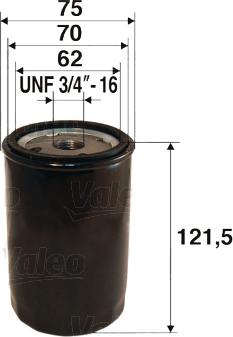 Valeo 586052 - Eļļas filtrs adetalas.lv