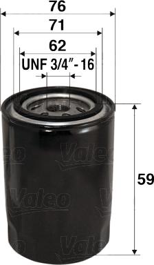 Valeo 586065 - Eļļas filtrs adetalas.lv